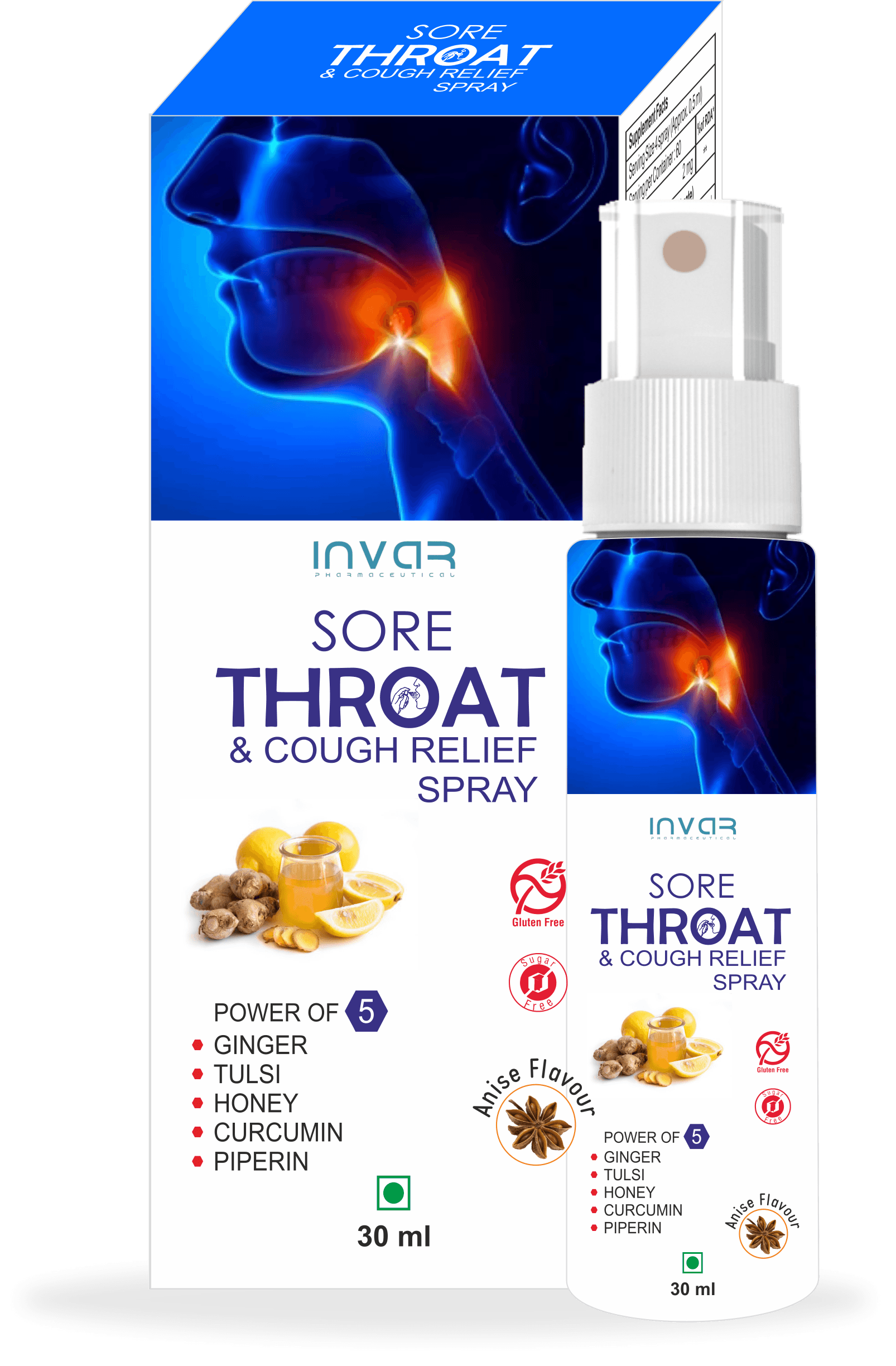 SORE THROAT & COUGH RELIEF SPRAY